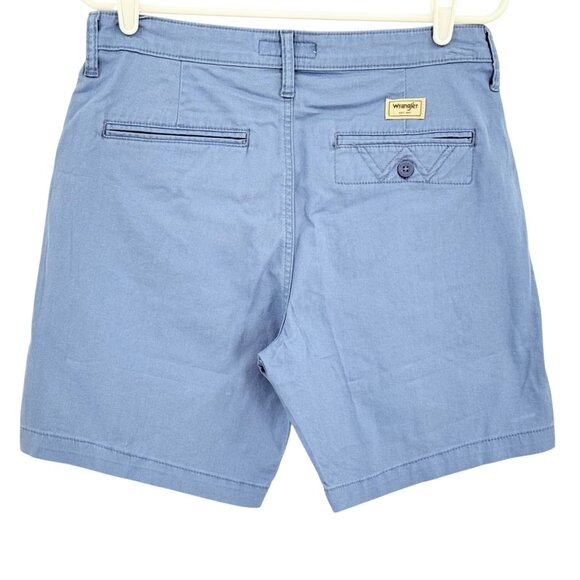 Wrangler Men's Regular Fit Medium Stretch Blue Shorts Size 30 Inseam 7" NWT - Picture 2 of 11